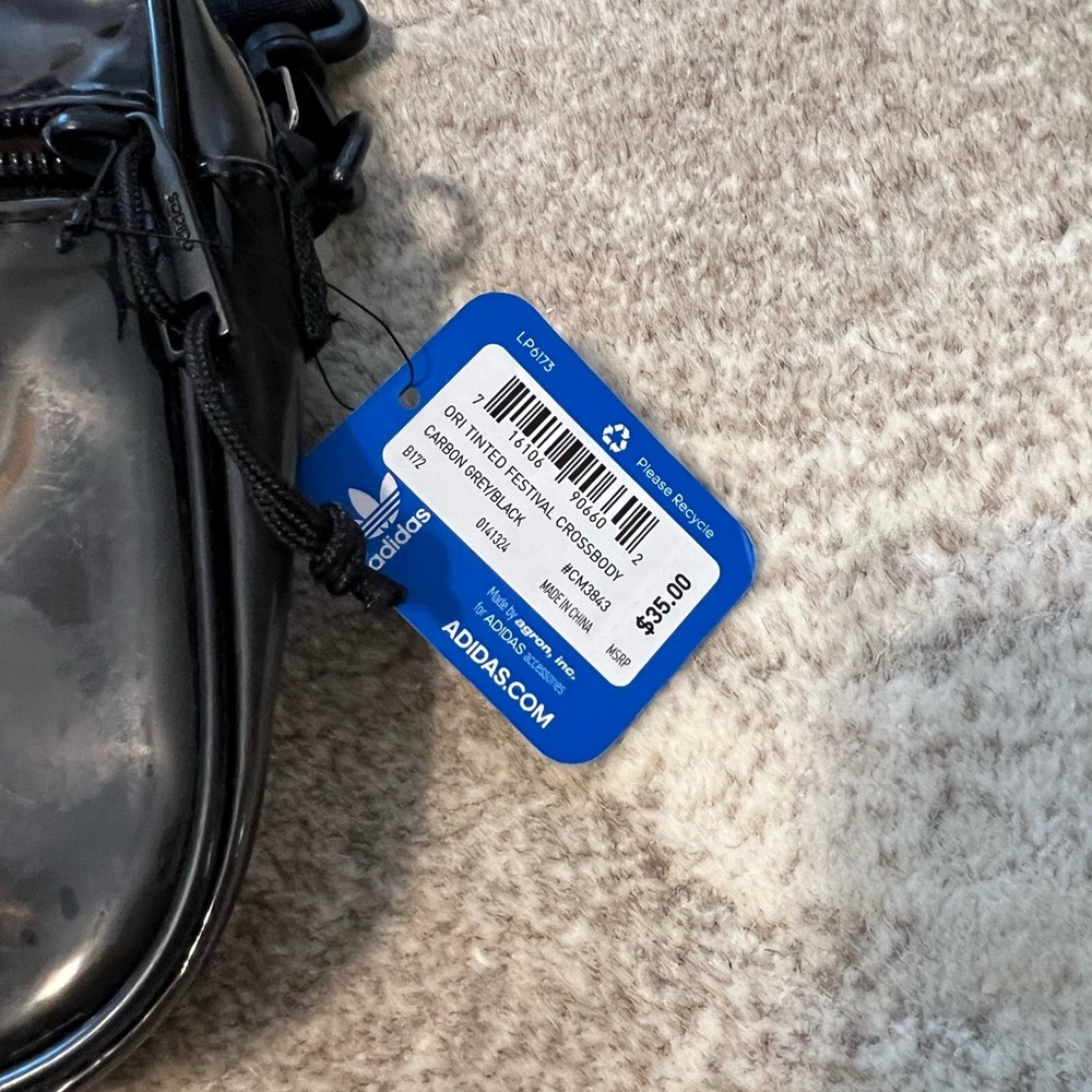 Adidas Black Crossbody Bag - Picture 2 of 3